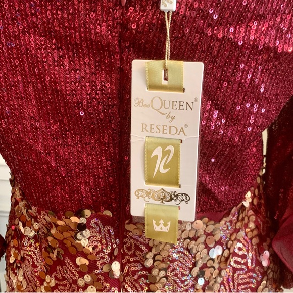 Bee Queen by Raseda Sequined Long Dress - Picture 5 of 11